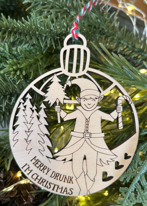 Funny Naughty Christmas Ornaments