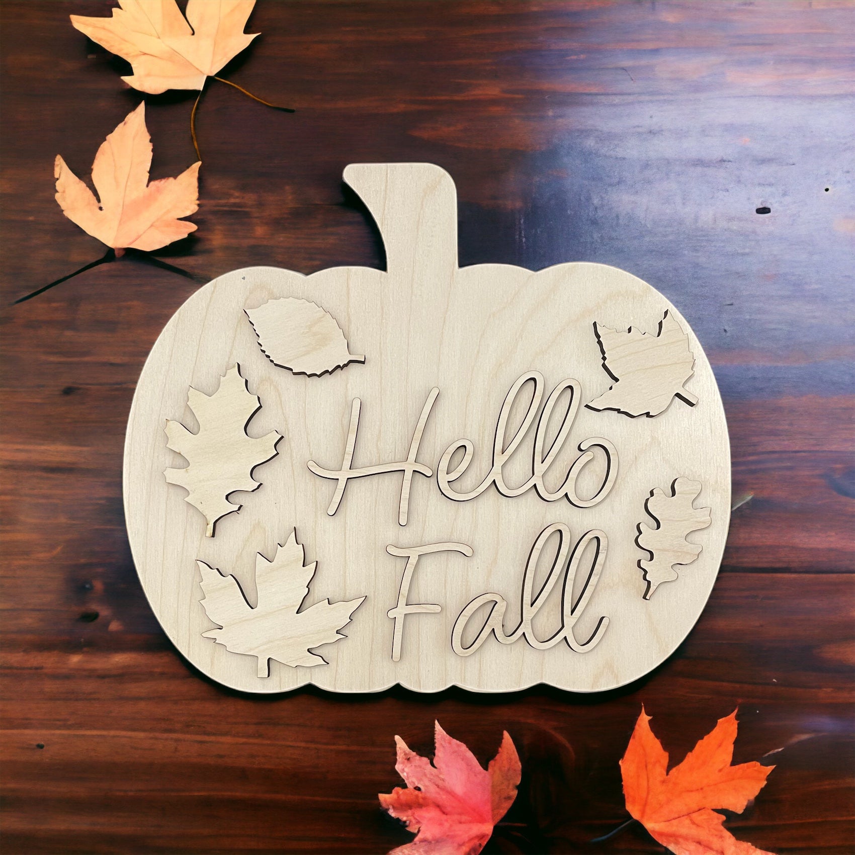 Hello Fall Pumpkin DIY Paint Kit
