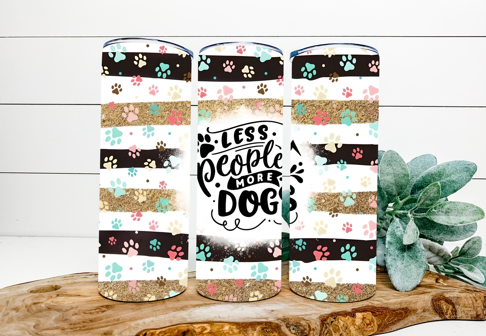 Less People More Dogs 20 oz Tumbler