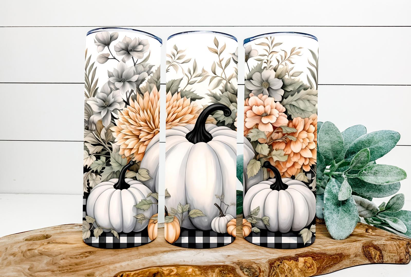 White Pumpkins 20 oz Tumbler