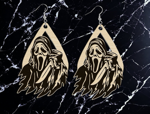 Horror Teardrop Earrings