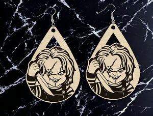 Horror Teardrop Earrings
