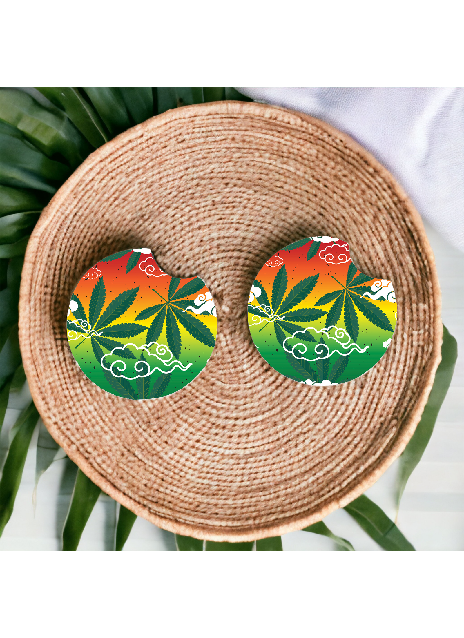 Jamaican 420 Coaster Set