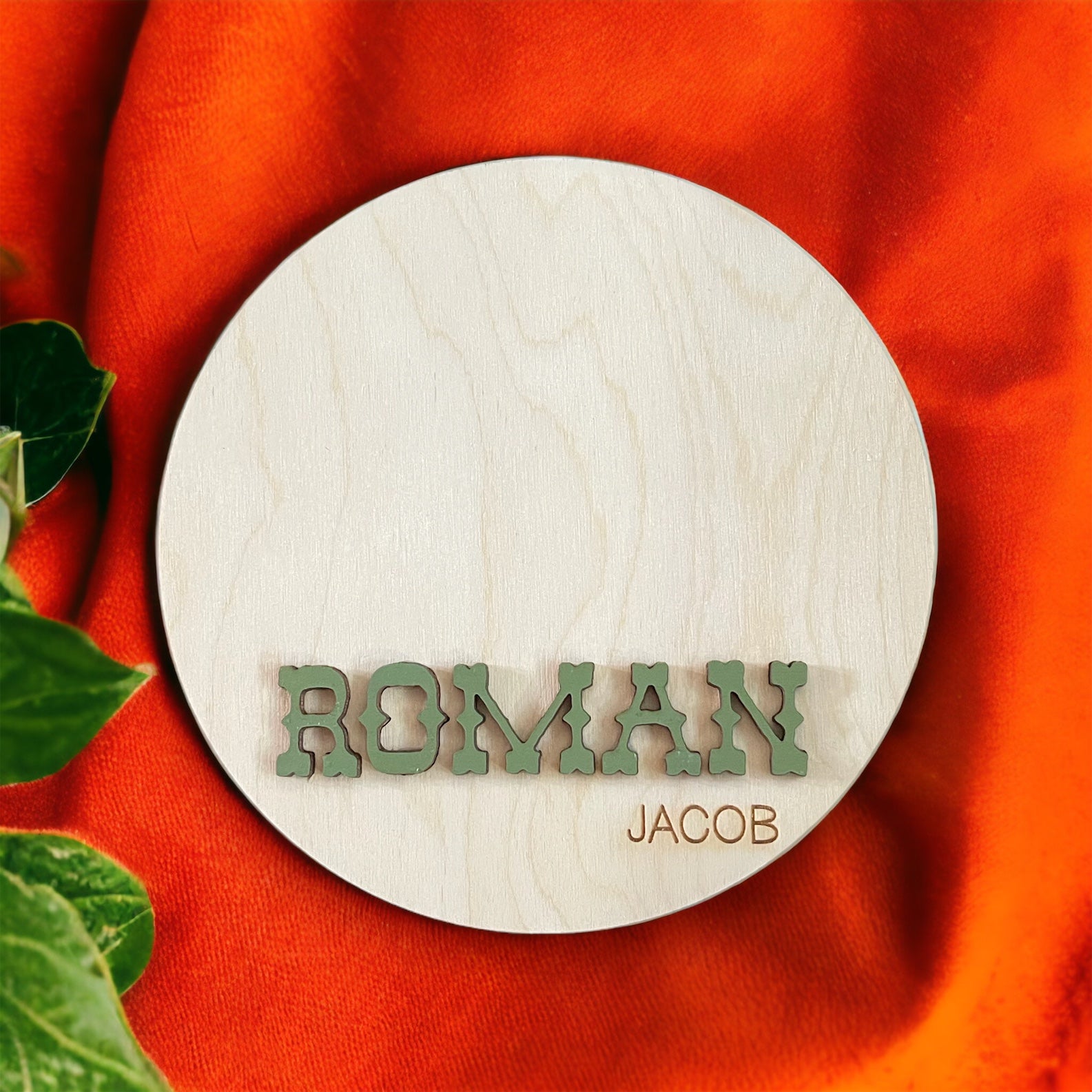 Southwestern Baby Footprint Sign